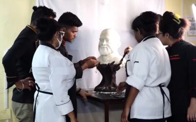 Birthday Gift: Odisha students create chocolate sculpture of Modi